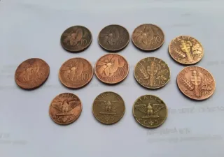 Lotto di 24 Monete Italia: Vittorio Emanuele III