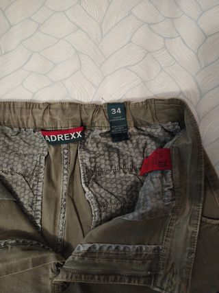 Pantalón Cargo Slim Fit - Verde Oliva