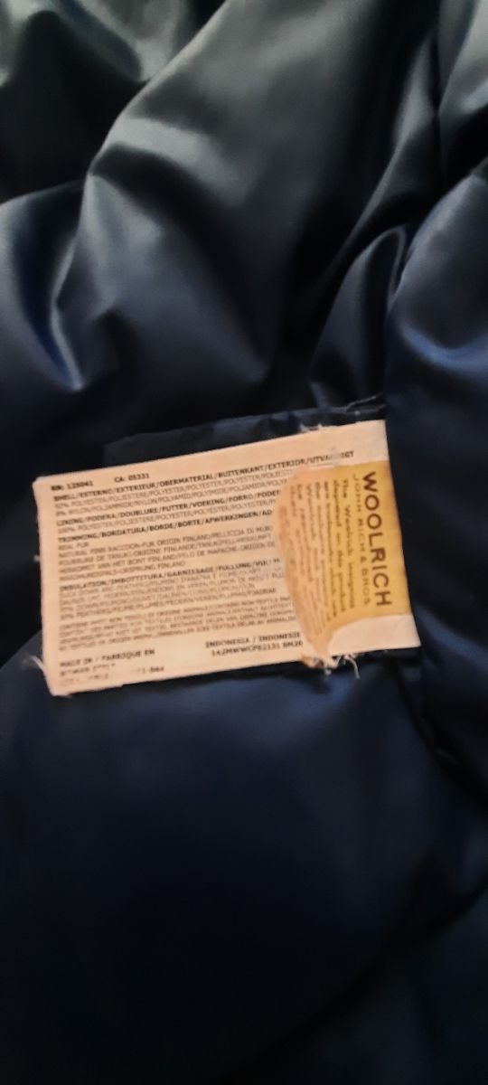 Giubotto lungo woolrich donna