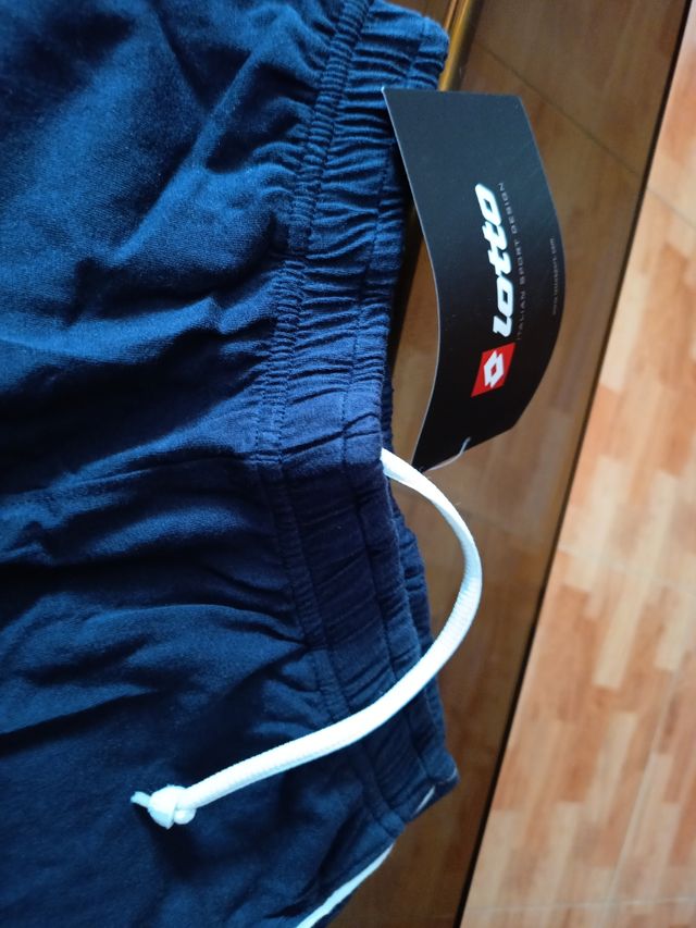Shorts Lotto niño, talla 9, azul