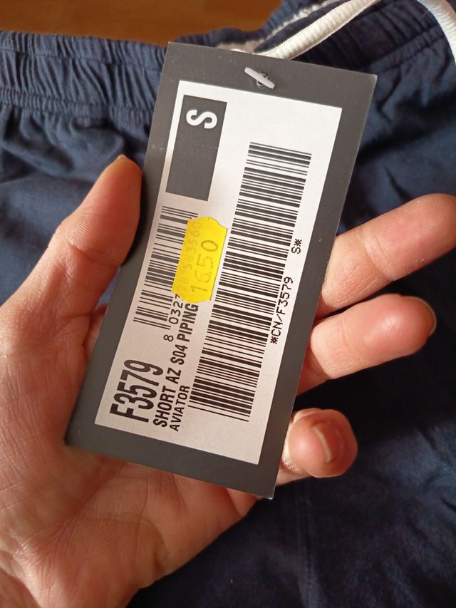 Shorts Lotto niño, talla 9, azul