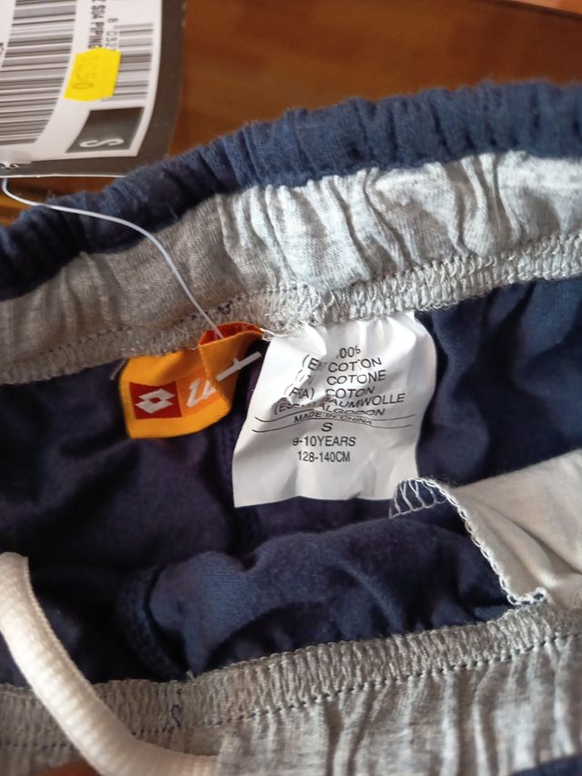 Shorts Lotto niño, talla 9, azul