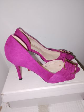 Zapatos tacón ColourCheire - Morados