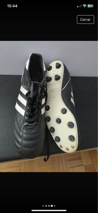 Zapatillas Adidas Fútbol - Negras y Blancas