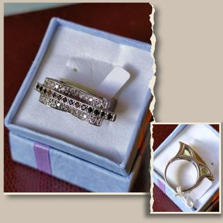 Anillo plata 925 - circonitas de colores