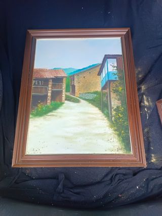 oleo cuadro abollo Galicia