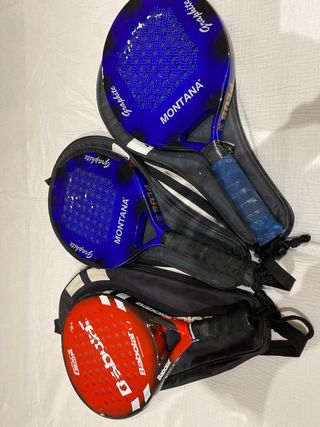 2 Palas Padel Montana + 1 Babolat. 30€ cada una. 