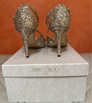 JIMMY CHOO Zapatos Dorado T41