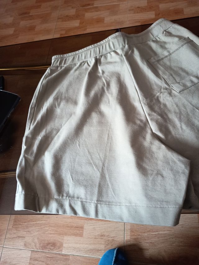 Shorts Nike Beige Mujer Talla L