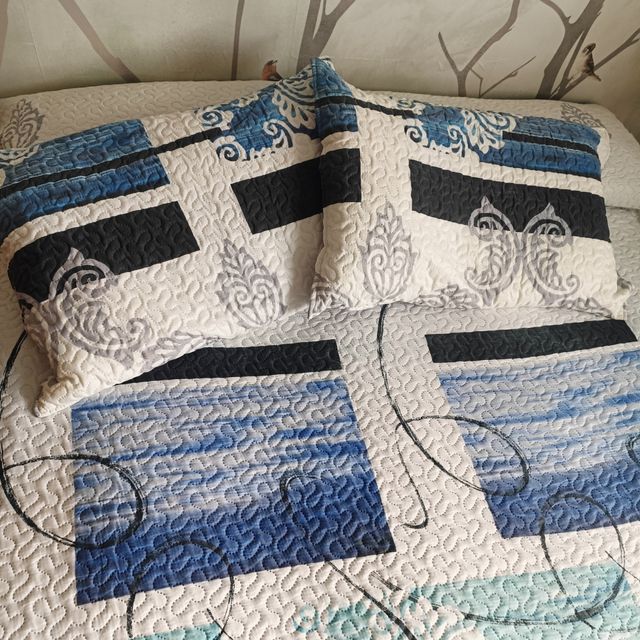 COLCHA CAMA MATRIMONIO CON COJINES