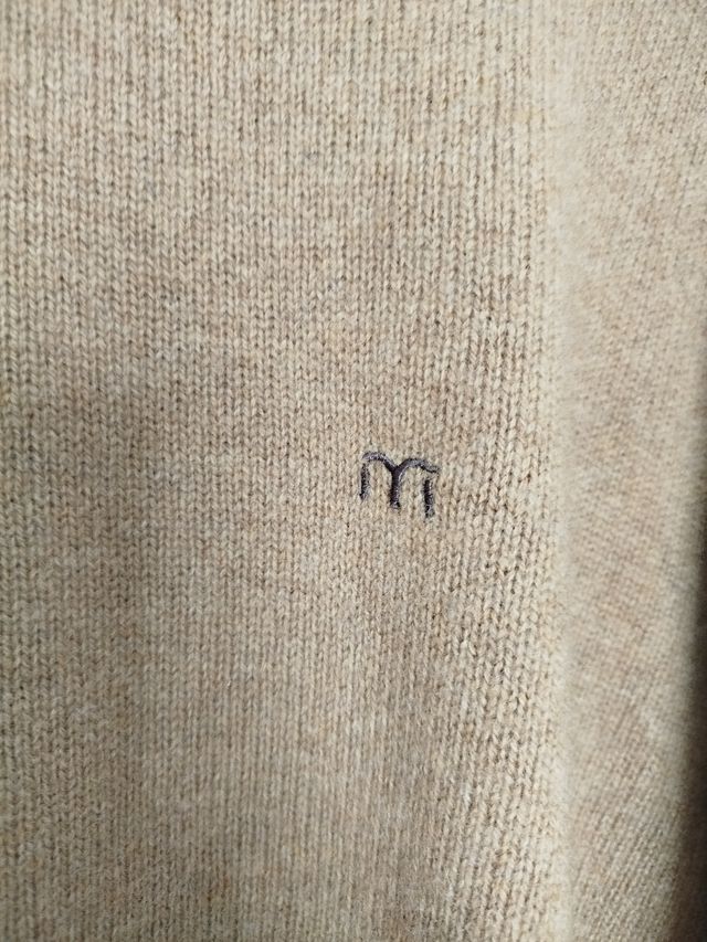 Jersey Milano beige de lana