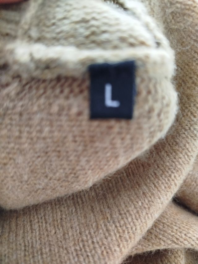 Jersey Milano beige de lana