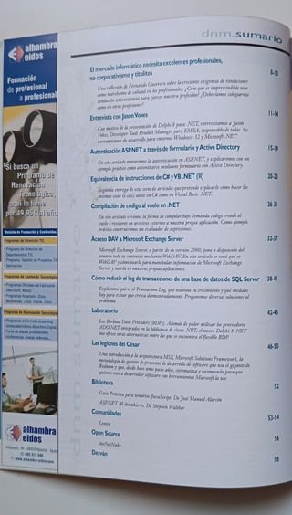 Revista dotNetManía programación .NET