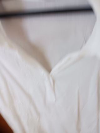 Blusa blanca bordada T.M/L
