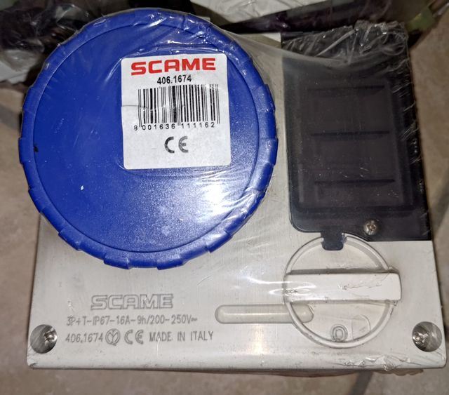 Presa interbloccata scame 406.1686 nuova