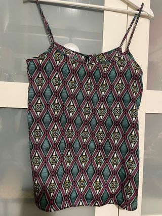 Top Stradivarius multicolor talla S