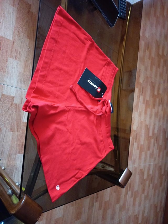 Shorts Lotto mujer rojos - Talla M