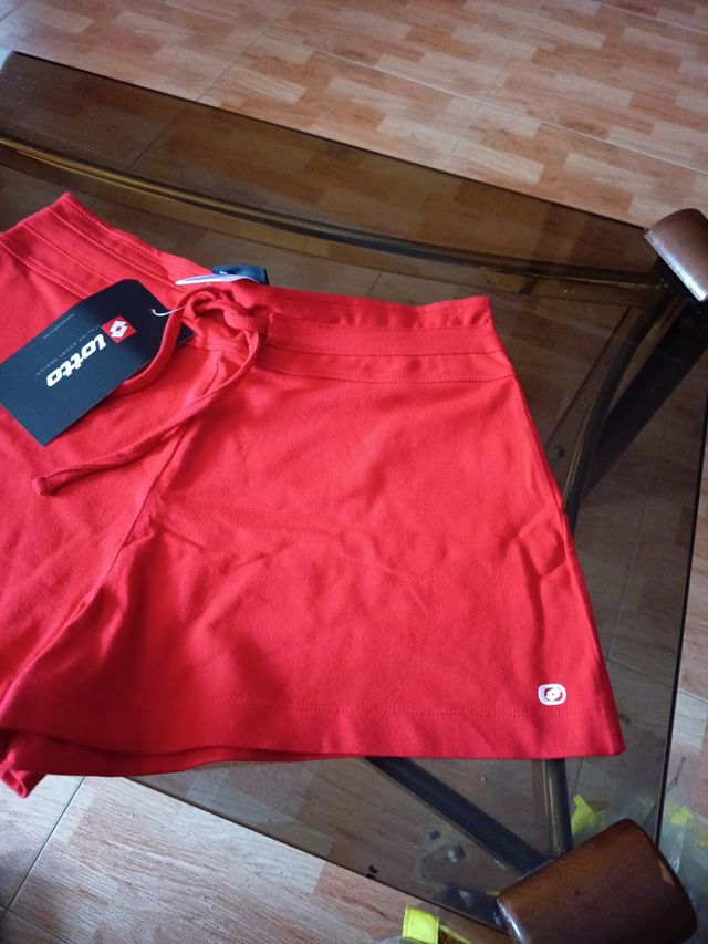 Shorts Lotto mujer rojos - Talla M