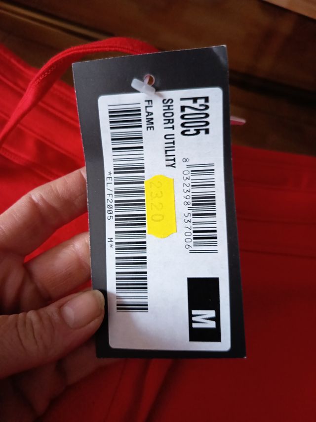 Shorts Lotto mujer rojos - Talla M