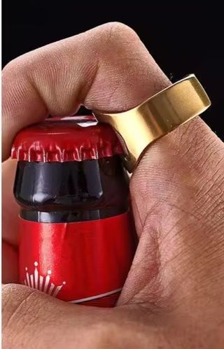 Anillo Abrebotellas Plata