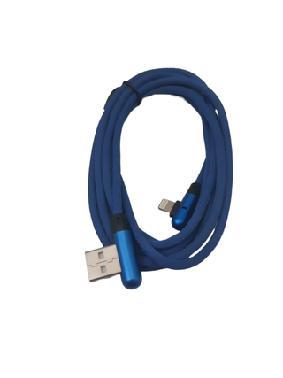 Cable USB-A a conector Lightning acodado 2 metros