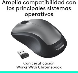 Logitech M310 Ratón Inalámbrico, 2,4 GHz con Nano Receptor