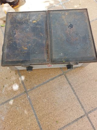 Plancha doble profesional gas