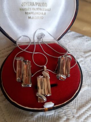 Conjunto joya plata de ley 925