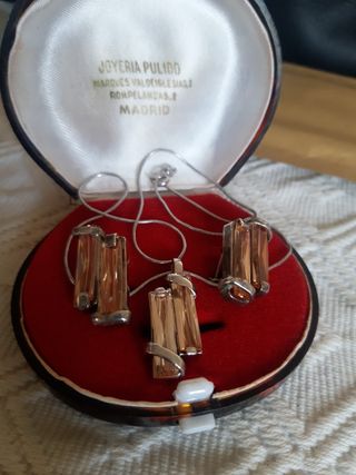Conjunto joya plata de ley 925