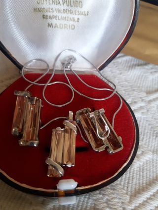 Conjunto joya plata de ley 925