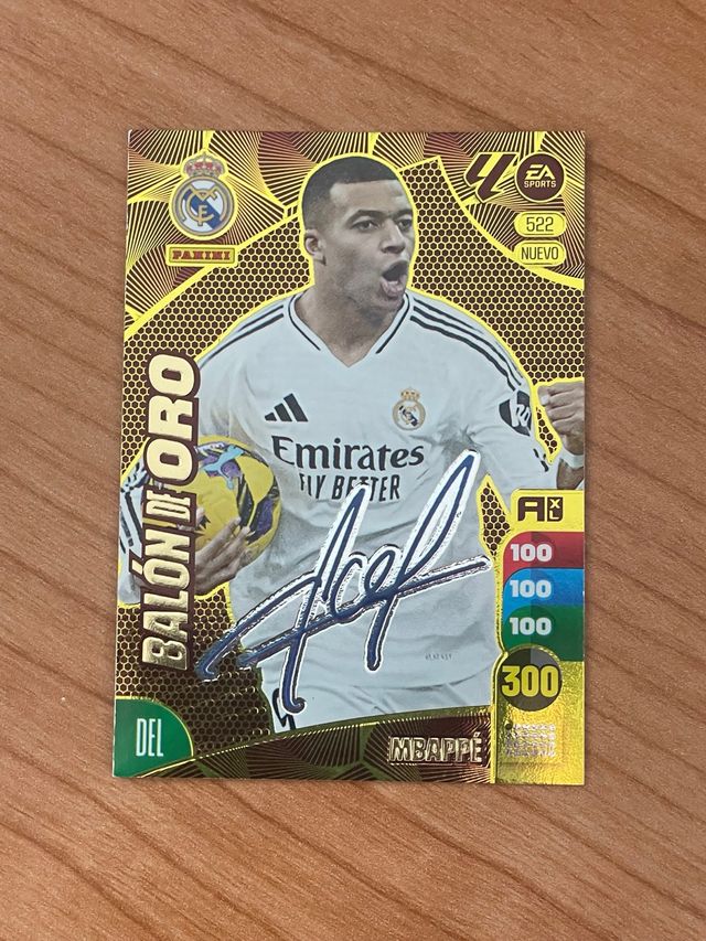 Mbappe balon de Oro Firmado 24/25