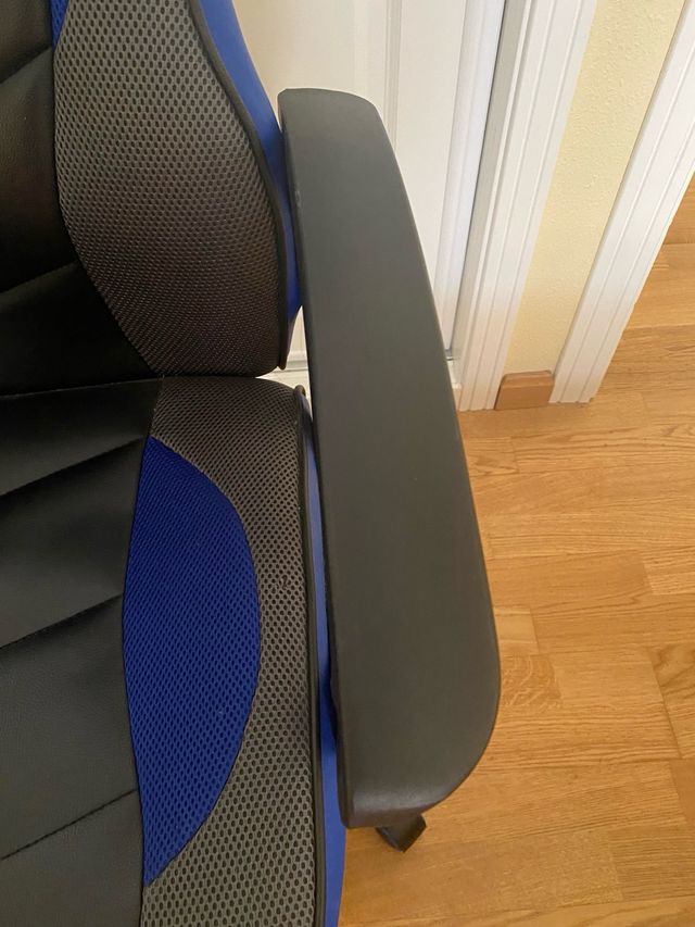 Silla Gamer Azul-Negra
