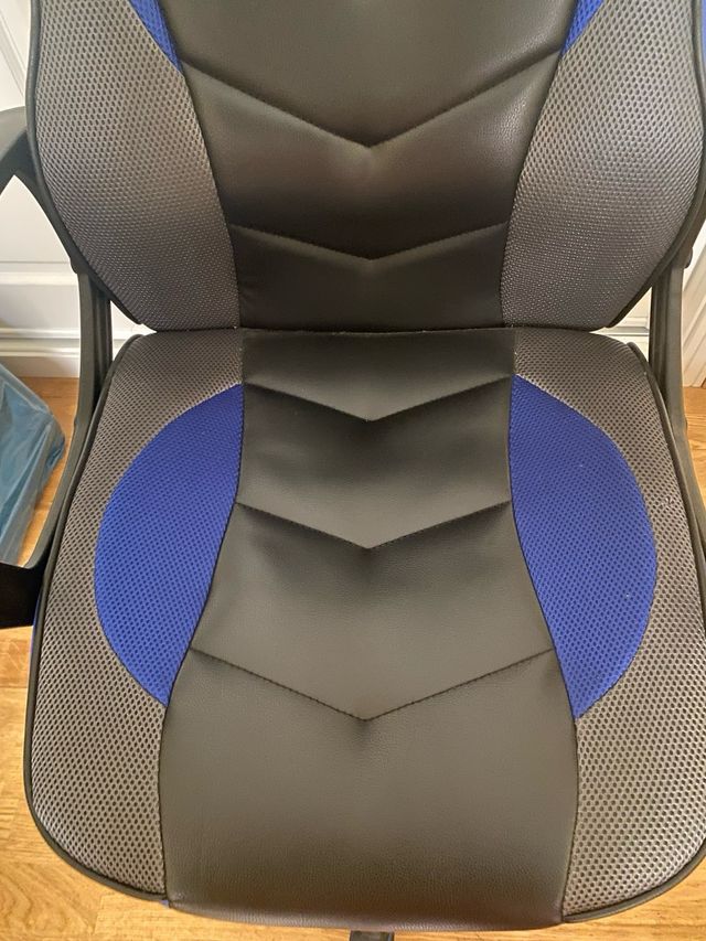 Silla Gamer Azul-Negra