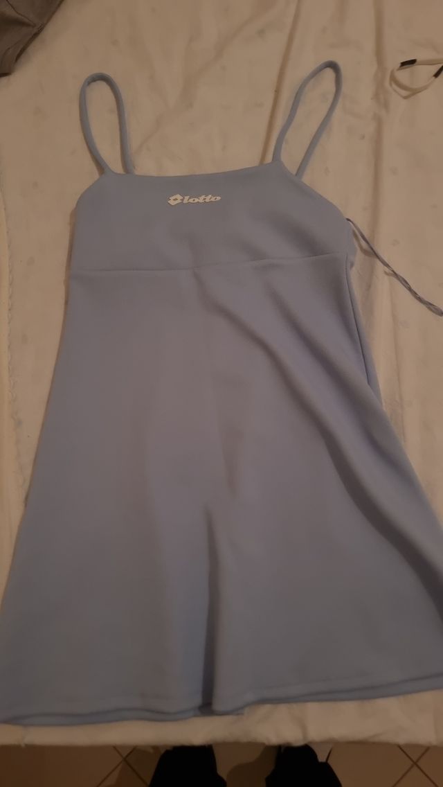 Vestito Lotto corto azzurro