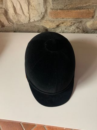kep equitazione velluto nero