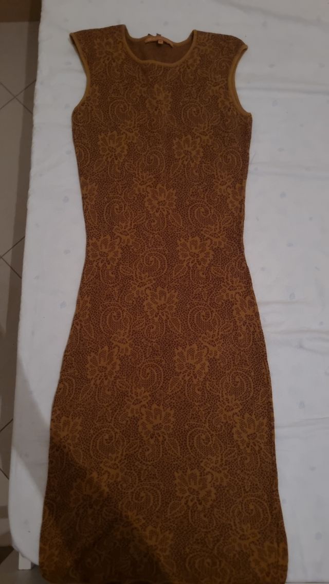 Vestito lungo marrone