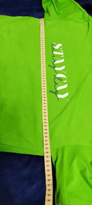 Camiseta corta verde - Staycay
