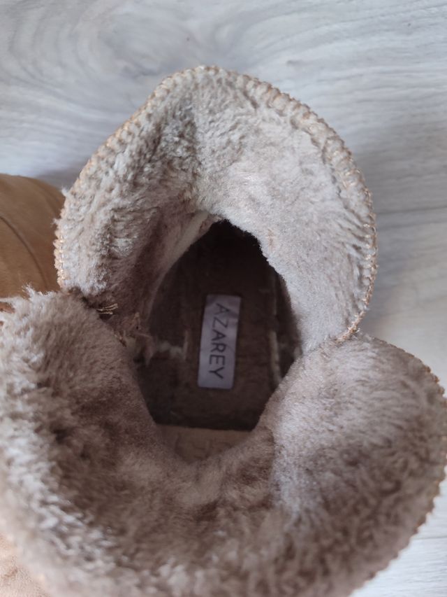 Botas Azarey beige - Invierno