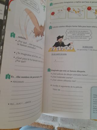 Vacaciones Santillana  4° primaria ,  actividades