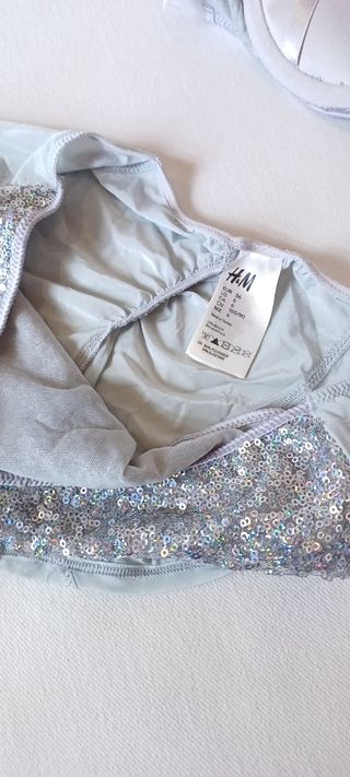 Intimo paillettes argento