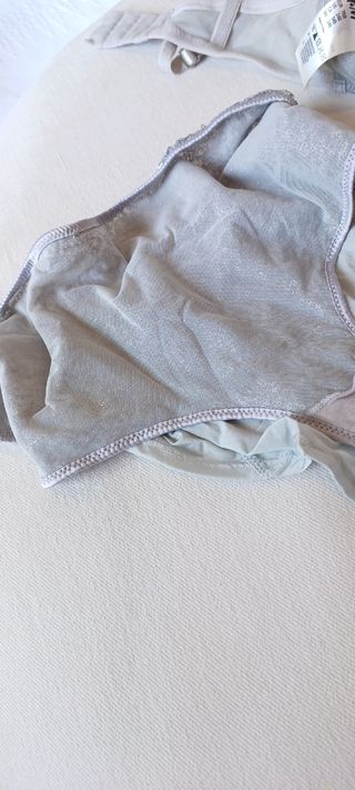 Intimo paillettes argento