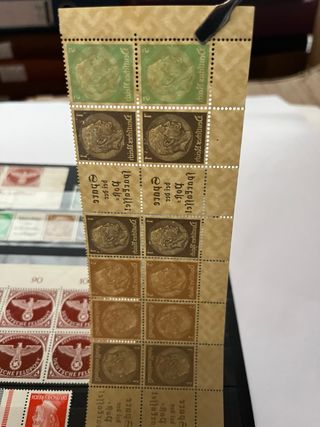 Francobolli in edizione speciale del Terzo Reich RARI!