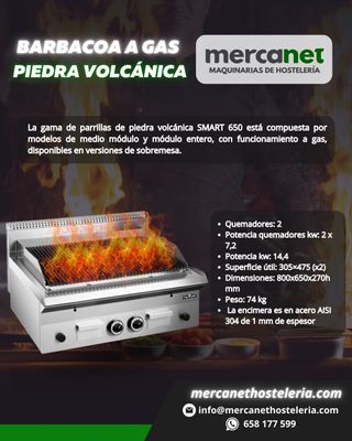 Barbacoas a Gas de Piedra Volcánica