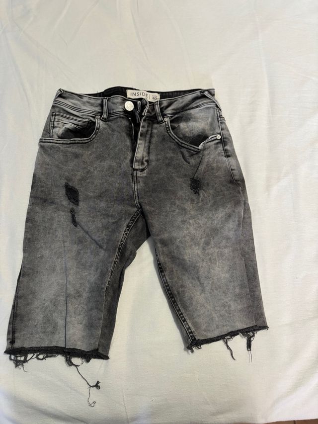 Shorts vaqueros INSIDE grises