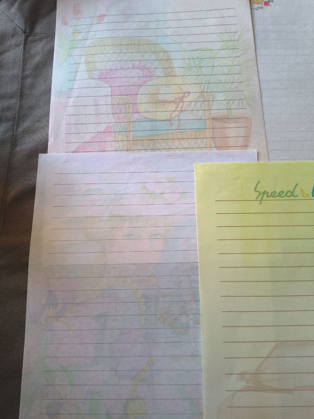 Papeleria vintage años 80