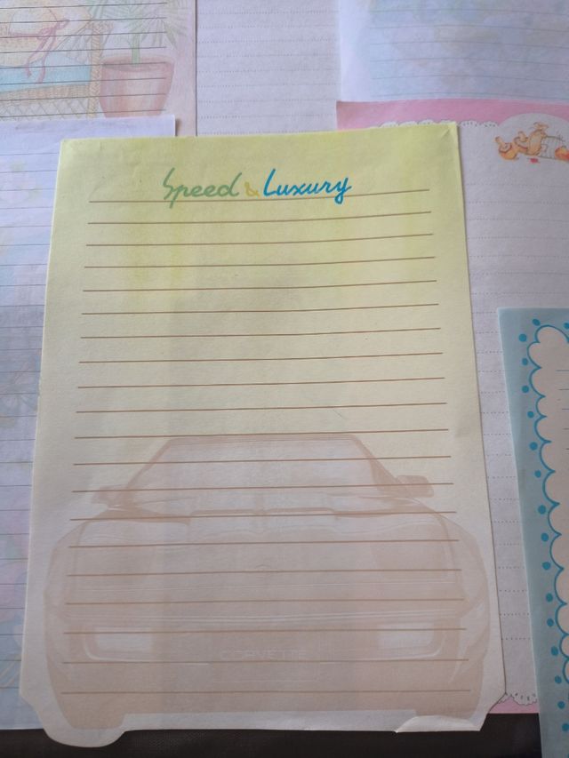 Papeleria vintage años 80