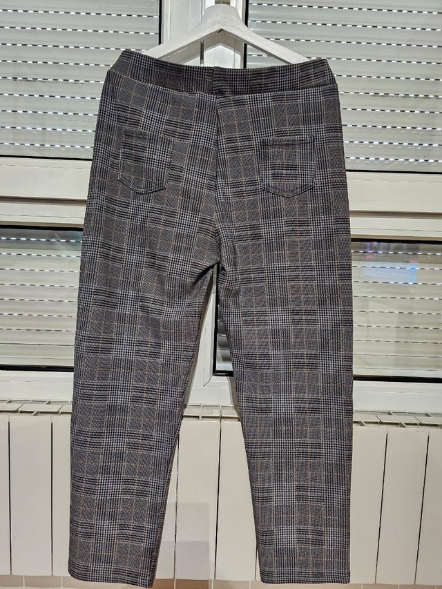 pantalón cuadros mujer nuevo