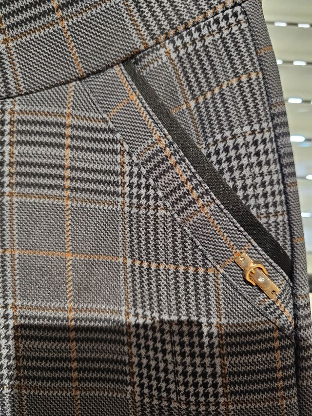 pantalón cuadros mujer nuevo