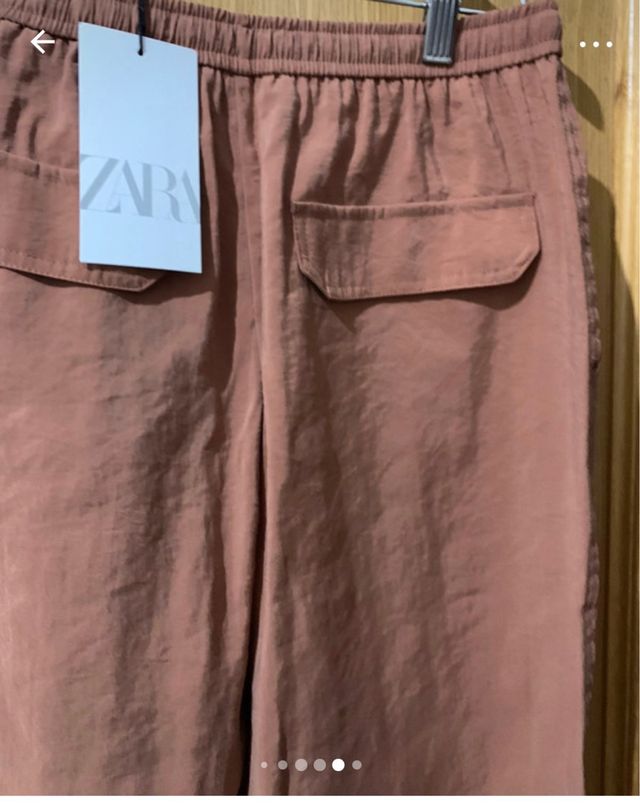 Pantalones Zara marrón mujer