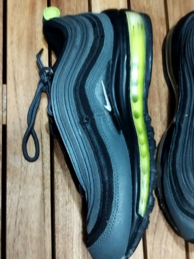 Nike Air Max 97 Gris-Verde Fluo